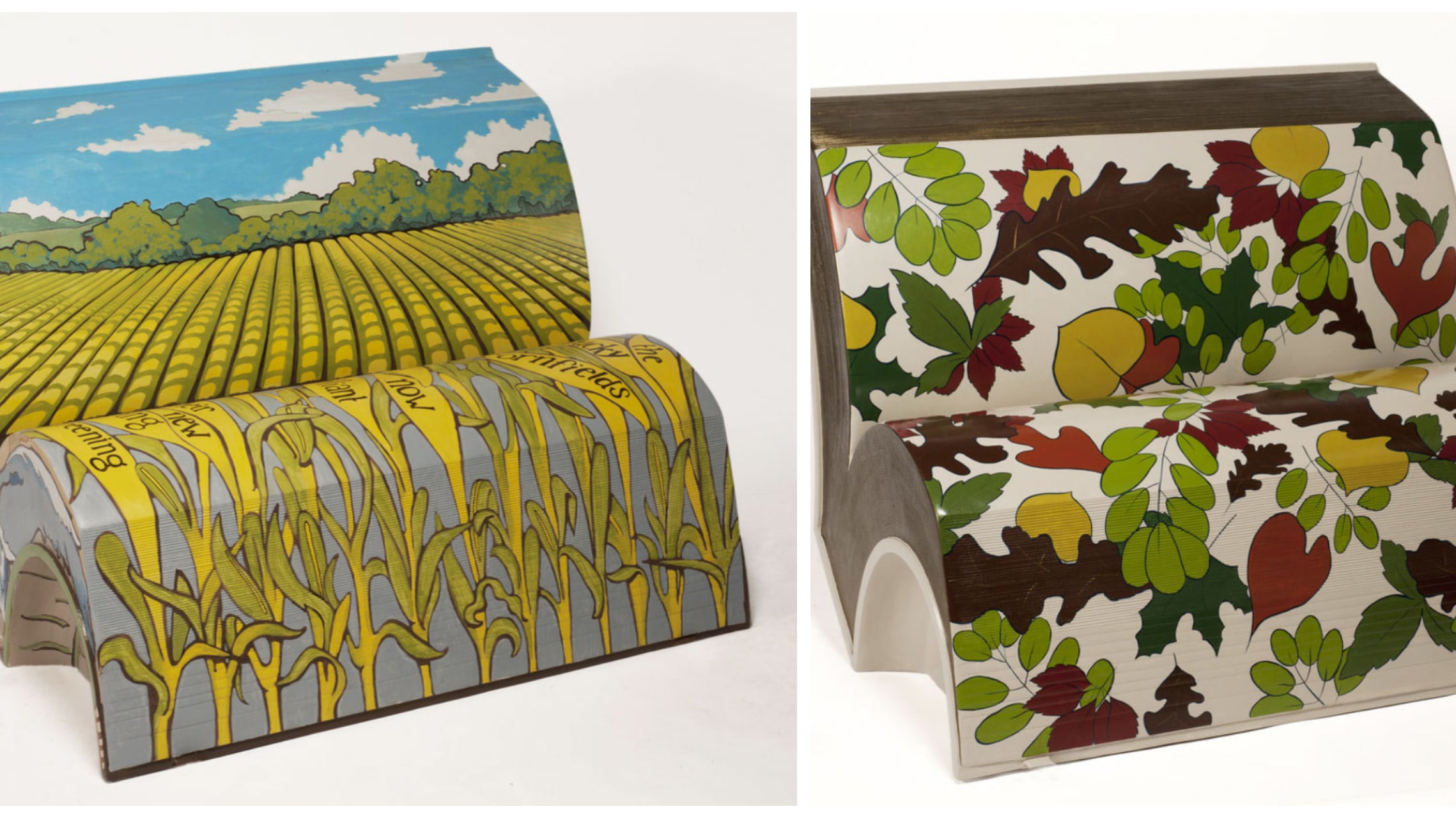 Book Bench Artists: Claudia Michler and Katherine Spears