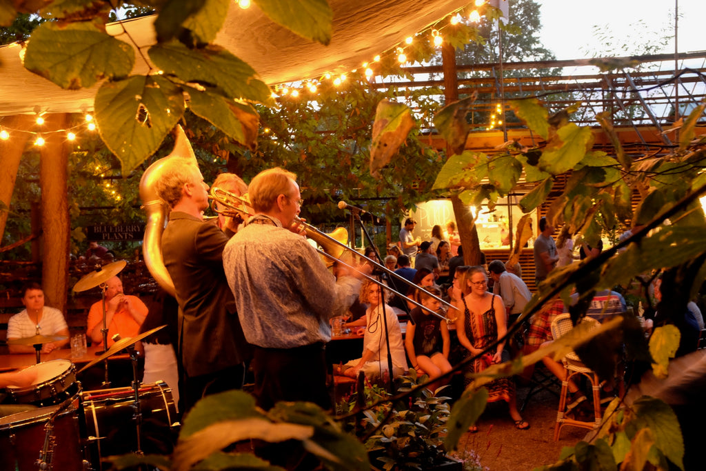 The Swells Brass Band at Kentucky Native Café
