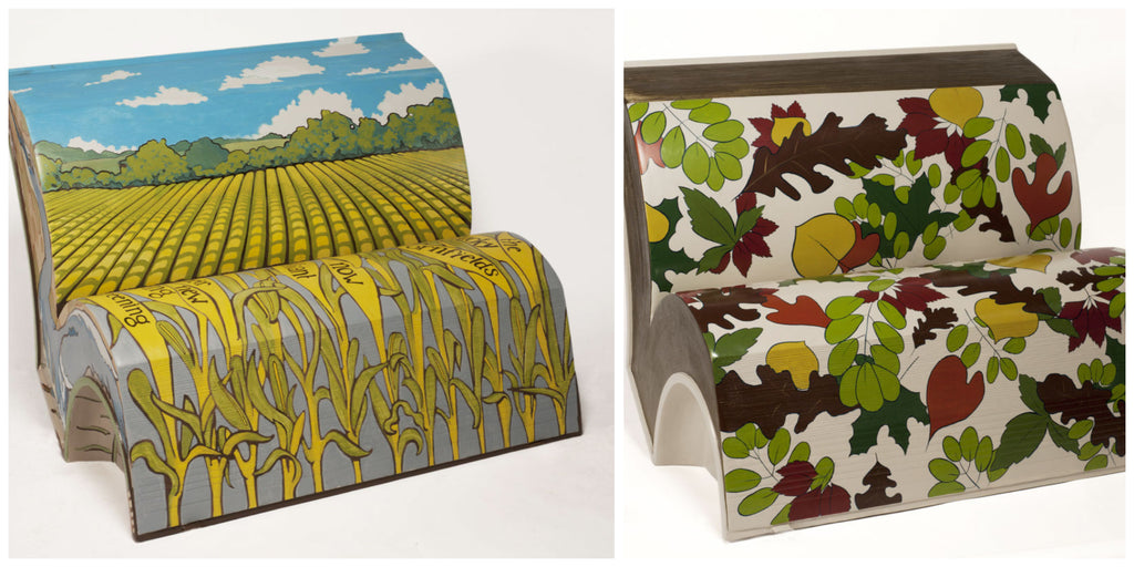 Book Bench Artists: Claudia Michler and Katherine Spears