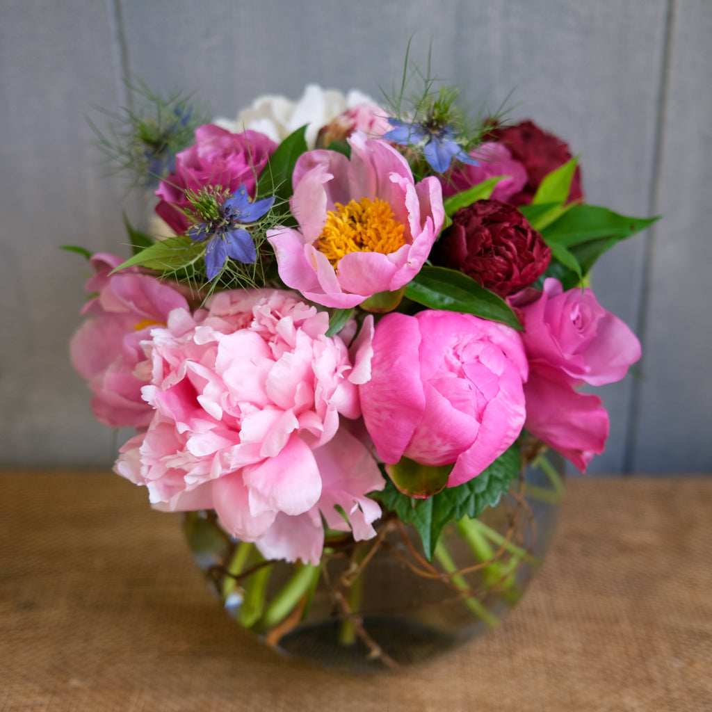 succulent and peony bouquet Winona Peony Bouquet | Lexington, KY
