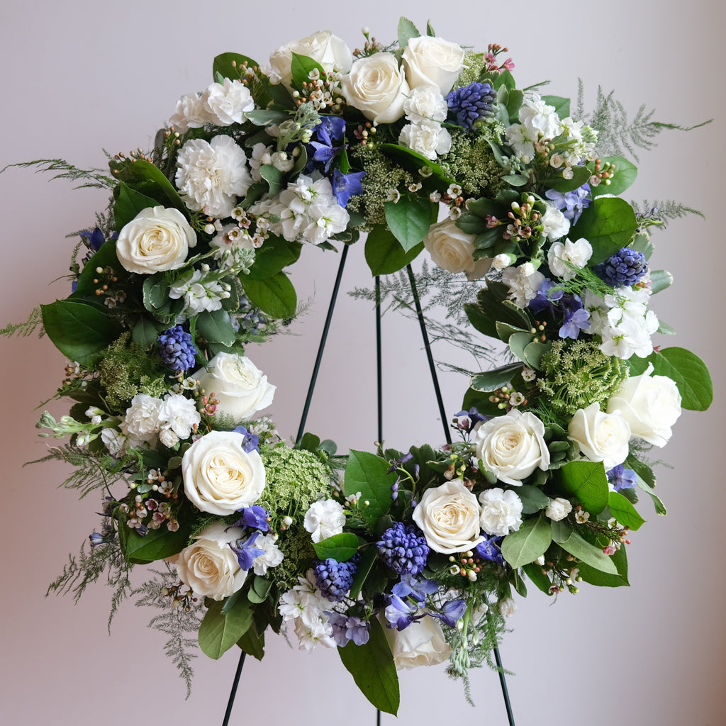 Brookside Floral Wreath | Lexington, KY | Michler's Florist