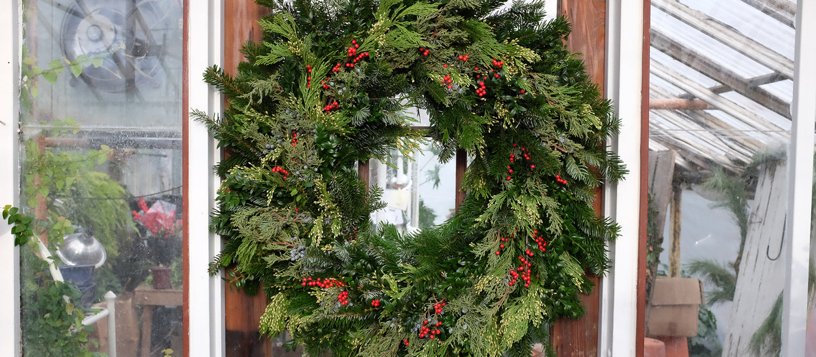 Christmas Wreath at Michler's in Lexington, KY