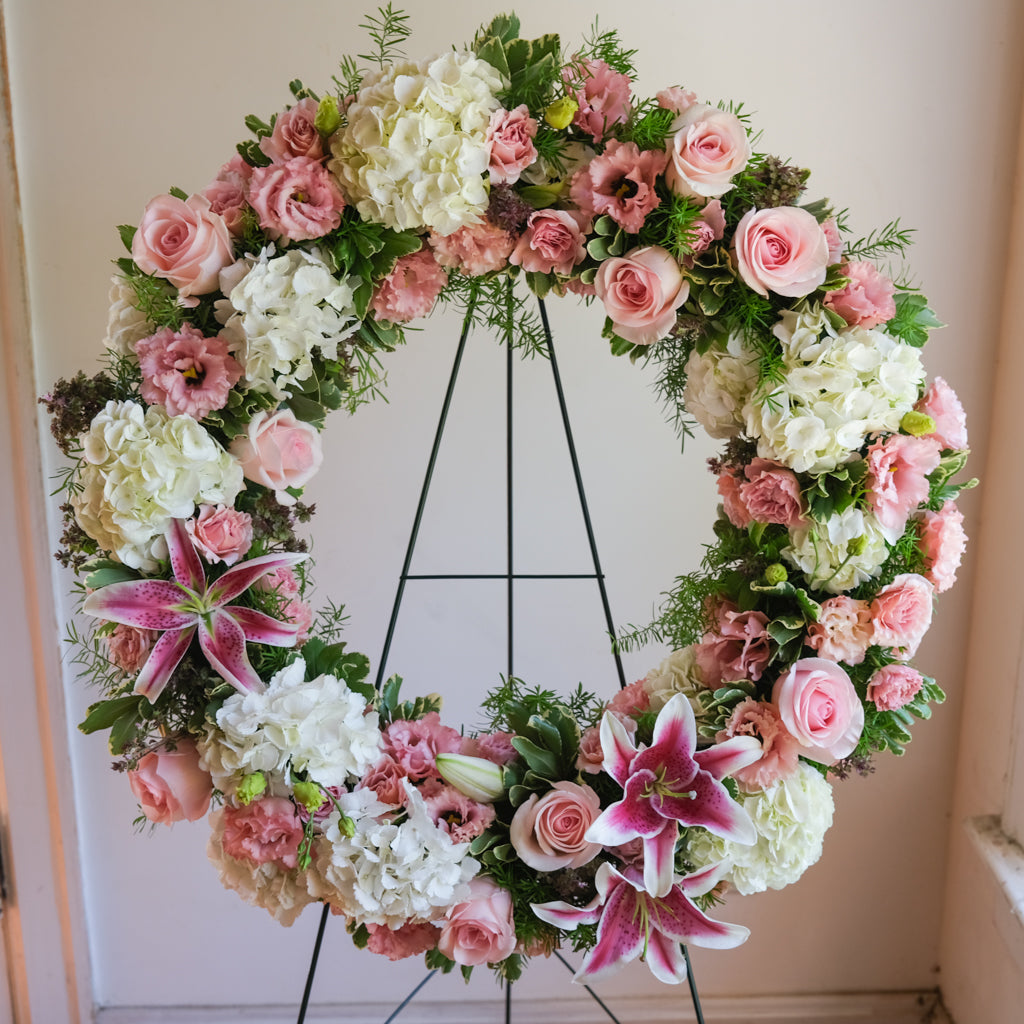 Lillian Floral Wreath | Lexington, KY | Michler's Florist