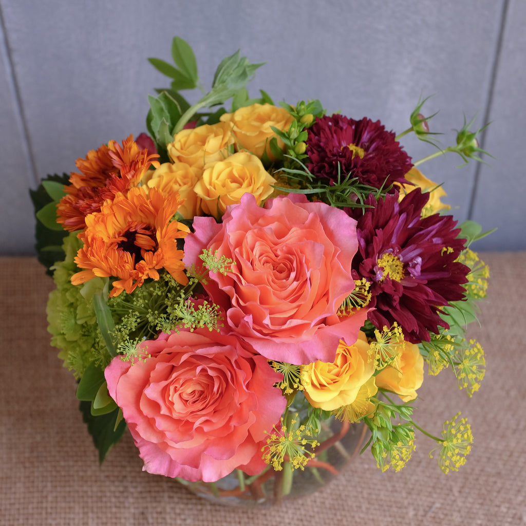Flower bouquet by Michler Florist.