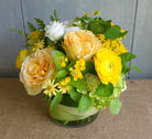 Lush bouquet of yellow flowers