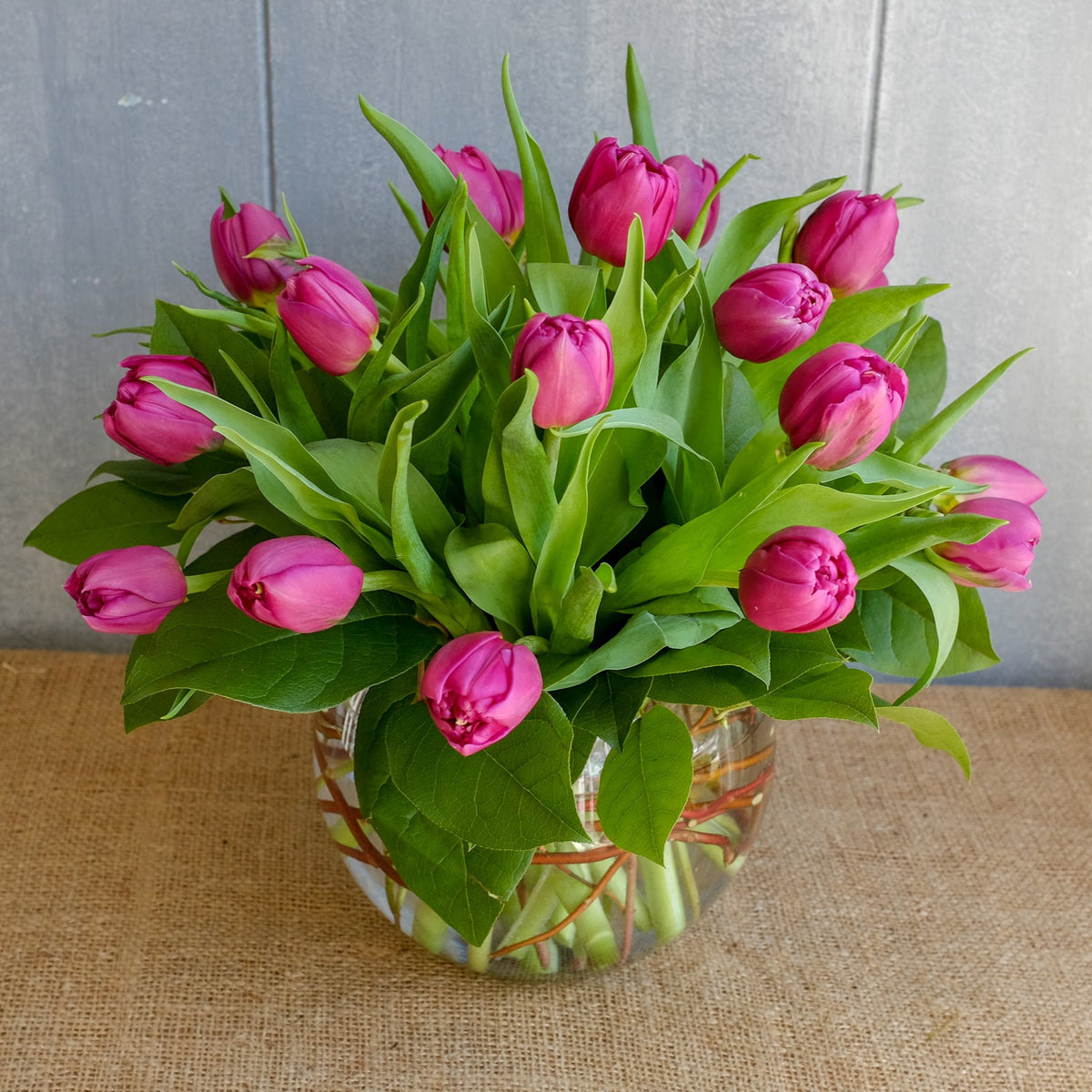 Tulip Bowl Arrangement for Tulip Lovers in Lexington, KY Michler's Michler's Florist