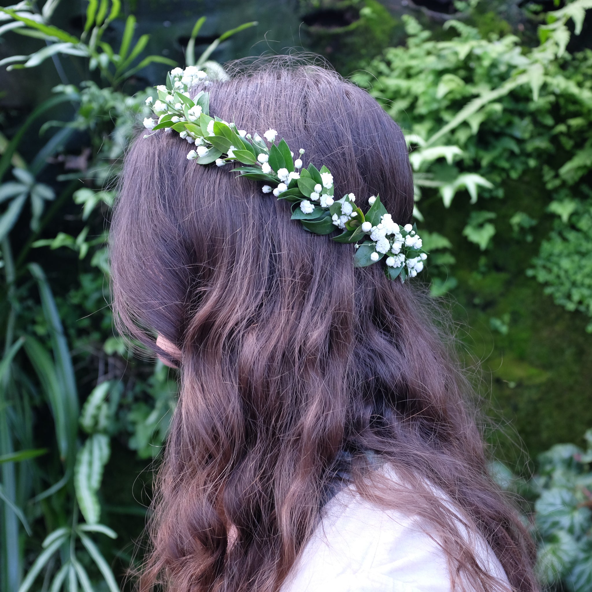 Flower crown by Michler Florist, Lexington Ky.