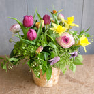 Flower bouquet with Fritillaria, Tulips, Daffodils , and Ranunculus by Michler's Florist