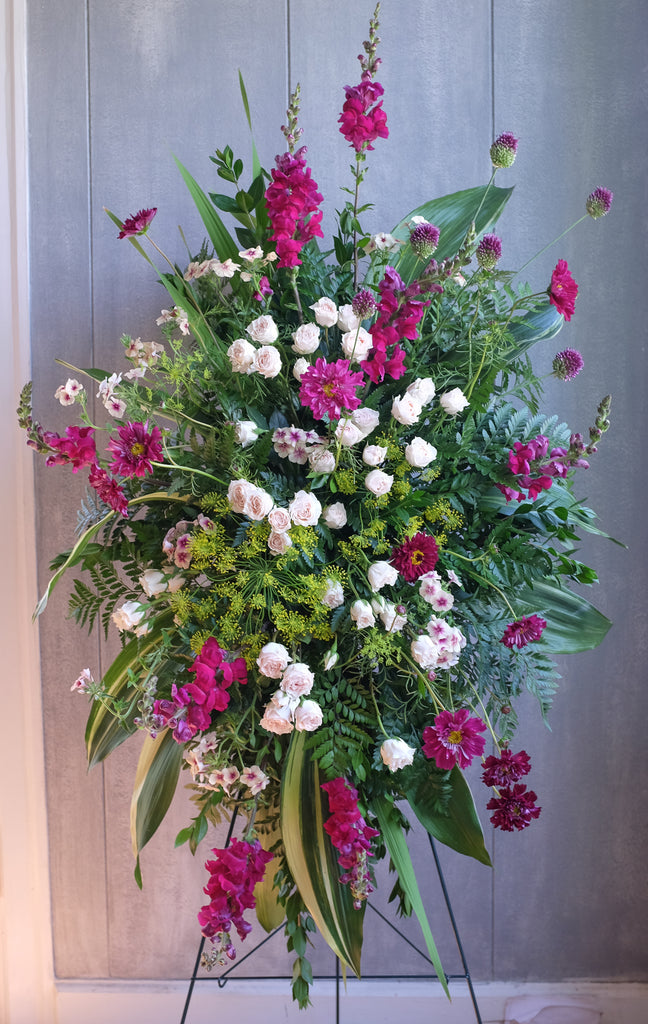 Floral spray by Michler Florist, Lexington KY.