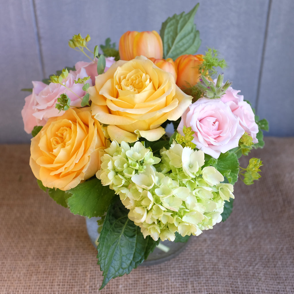 Flower bouquet by Michler Florist.