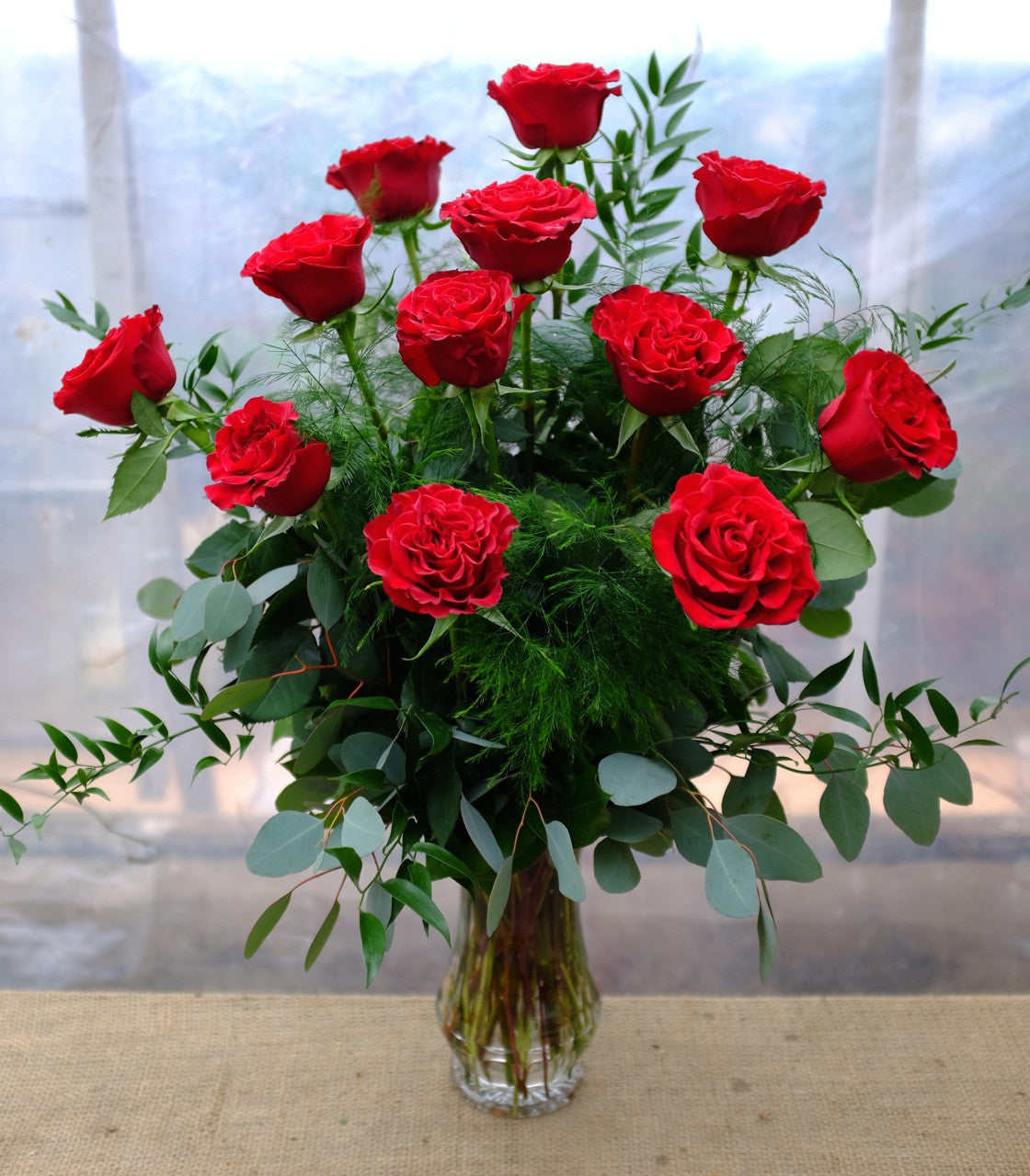 Dozen 'Hearts' Roses designed by Michler's Florist in Lexington, KY