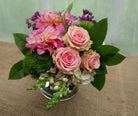 Lauderdale: Pink Flower Arrangement with Dahlias and Roses | Michler's Florist