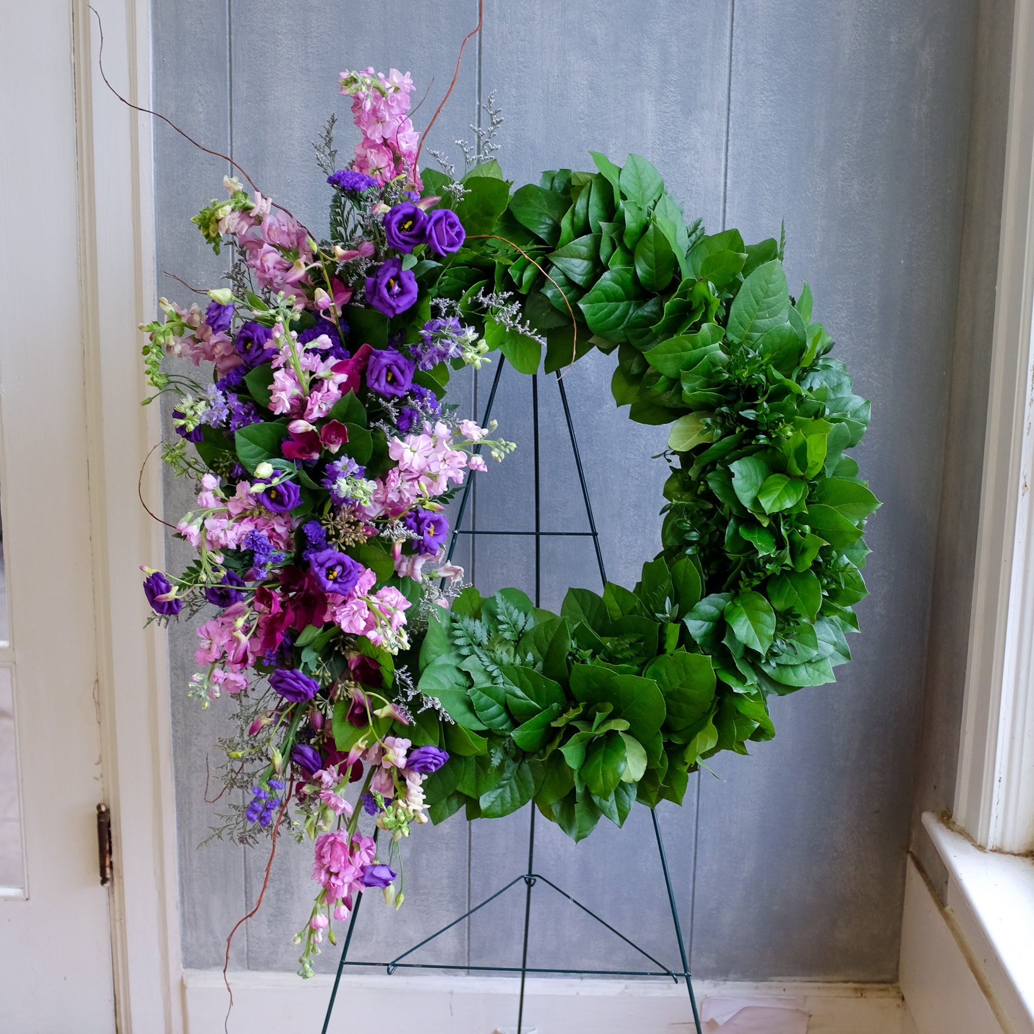 Lavender Sympathy Wreath