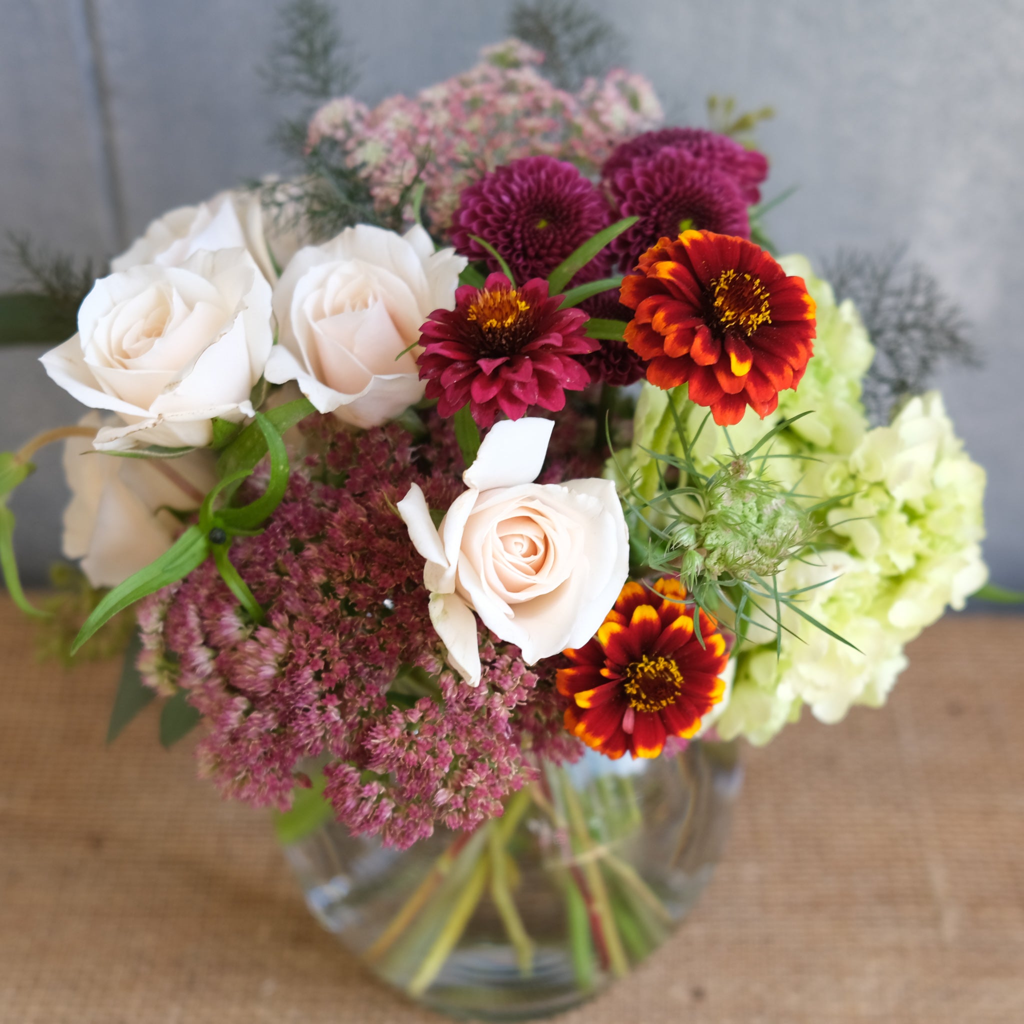 Vase arrangement by Michler's Florist in Lexington Ky.