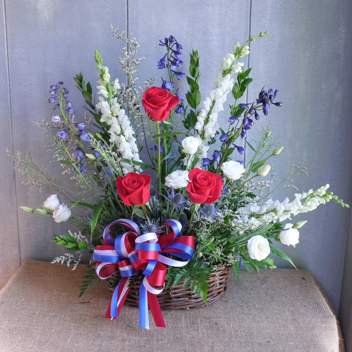RedWhiteandBlueFloralSpray.jpg  display picture 2