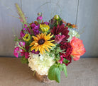 Warm colorful flower bouquet by Michler Florist