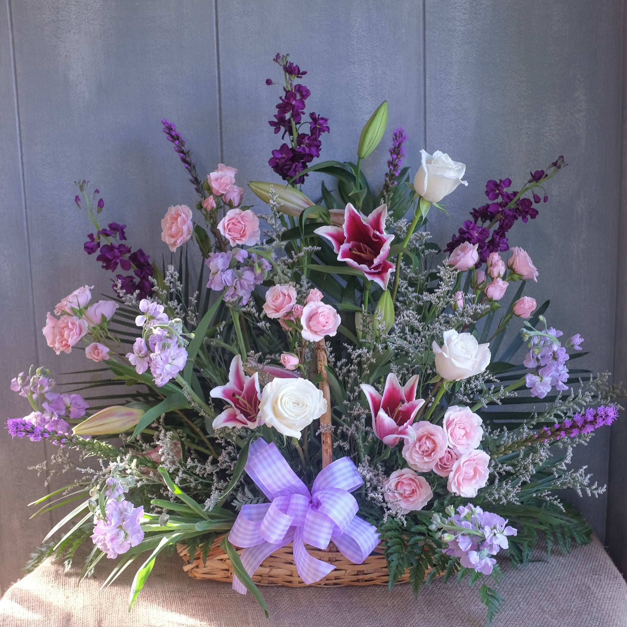 Flower Basket by Michler Florist, Lexington KY.