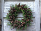 Woodland Wreath: Christmas Wreath made with Eastern Cedar and White Pine Cones | Michler's Florist