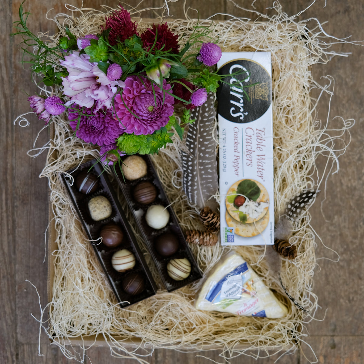 Chocolate and Flowers Gift Box Michler's Florist Lexington, KY