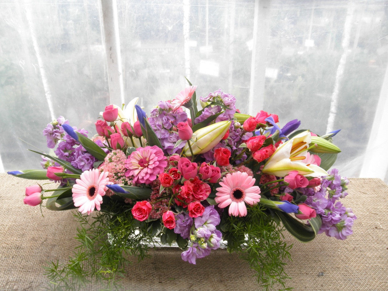 Easter flowers with pink and lavender | Michler's Florist